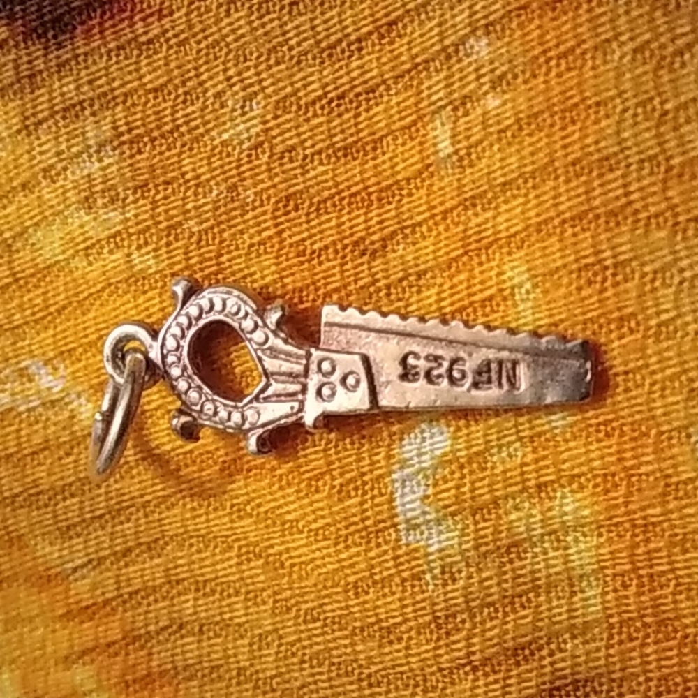 Sterling Tool Charm